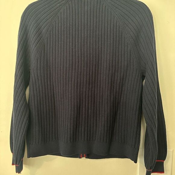 Talbots RWB Nautical Cardigan Sweater MP - Picture 3 of 6